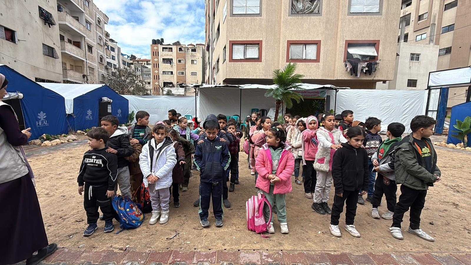 GAZZE'DE AÇTIĞIMIZ OKUL