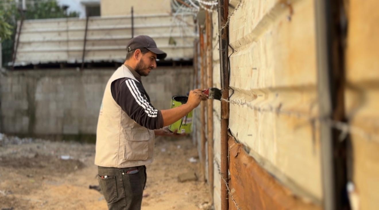 GAZZE'DE HAYATA GEÇİRDİĞİMİZ OKUL PROJESİ