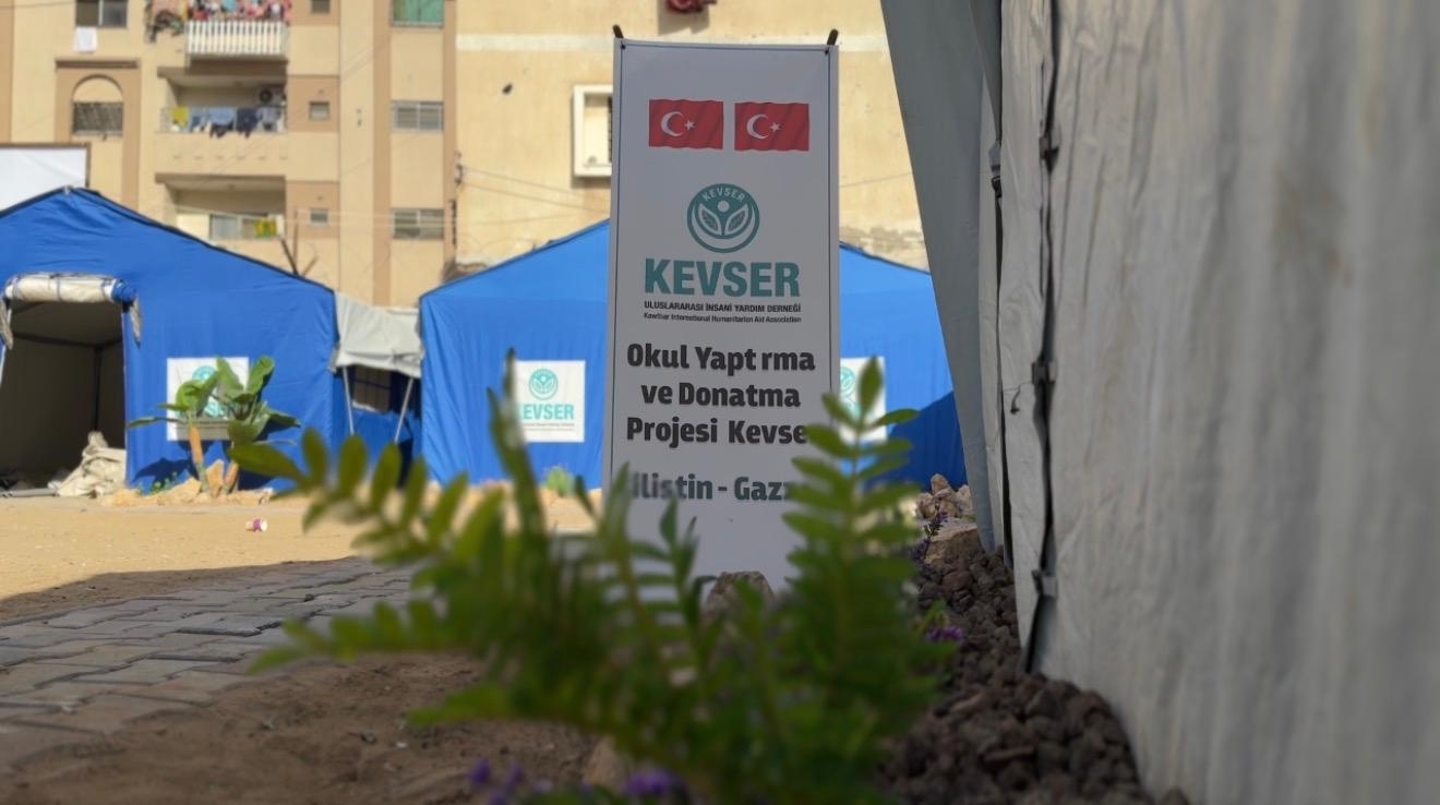 GAZZE'DE HAYATA GEÇİRDİĞİMİZ OKUL PROJESİ