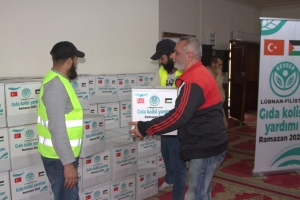 LÜBNAN, GAZZE RAMAZAN GIDA KOLİSİ YARDIMI