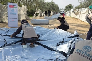 GAZZE'DE ÇADIR KENT PROJESİ