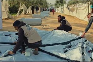 GAZZE'DE ÇADIR KENT PROJESİ