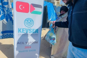 FİLİSTİN'E YARDIMLAR DEVAM EDİYOR