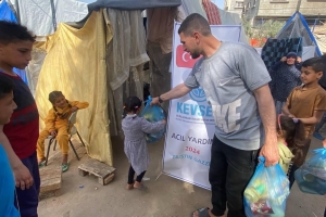 FİLİSTİN VE GAZZE'YE ERZAK YARDIMI
