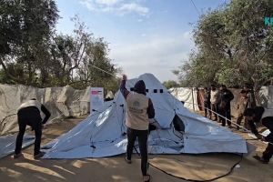 GAZZE'DE ÇADIR KENT PROJESİ