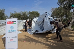 GAZZE'DE ÇADIR KENT PROJESİ