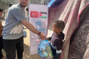 FİLİSTİN VE GAZZE'YE ERZAK YARDIMI