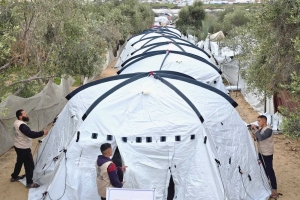 GAZZE'DE ÇADIR KENT PROJESİ