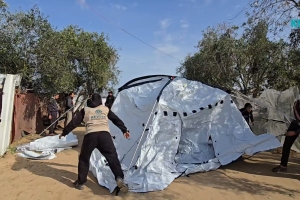 GAZZE'DE ÇADIR KENT PROJESİ