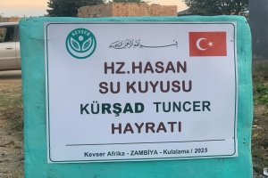 AFRİKA ZAMBİA ÜLKESİNDE İKİ AYRI AÇILAN SU KUYUSU