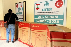 LÜBNAN'LI AİLELERE ÇAMAŞIR MAKİNESİ DAĞITIMI