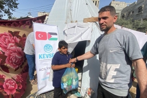 FİLİSTİN VE GAZZE'YE ERZAK YARDIMI