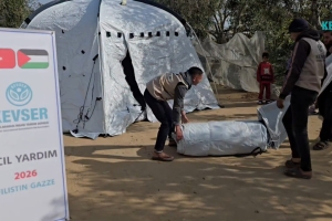 GAZZE'DE ÇADIR KENT PROJESİ