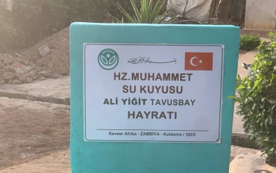 AFRİKA ZAMBİA ÜLKESİNDE İKİ AYRI AÇILAN SU KUYUSU