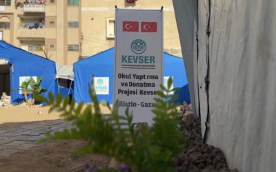 GAZZE'DE HAYATA GEÇİRDİĞİMİZ OKUL PROJESİ